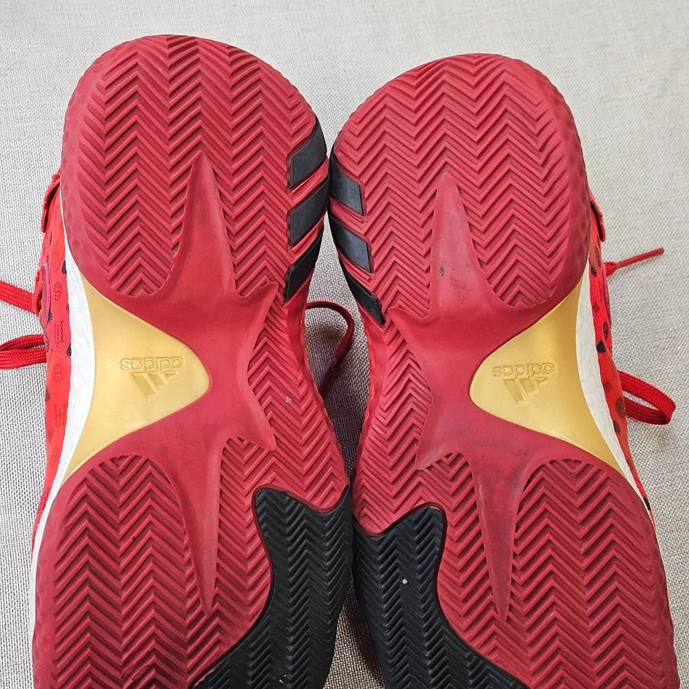 Adidas Harden Vol. 6 Basketball Shoes Mens 9.5 Red Blue‎ Casino HQ3884